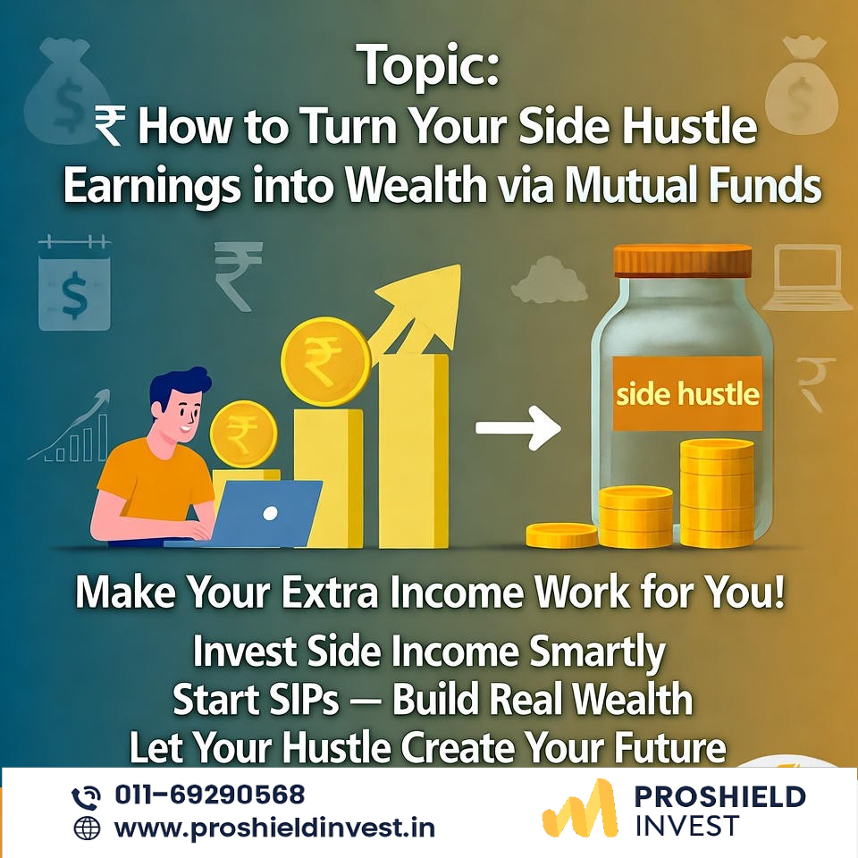 How to Turn Your Side Hustle Earnings into Wealth via Mutual Funds